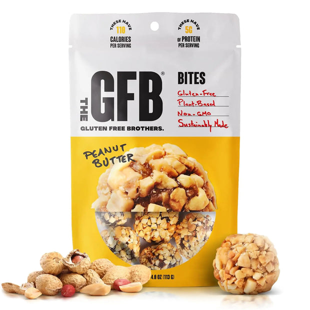 Peanut Butter Protein Snack Bites - Vegan & Gluten-Free