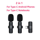 Plug-Play Wireless Lapel Lavalier Microphone