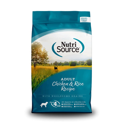 NutriSource Adult Chicken & Rice Dry Dog Food 15LB